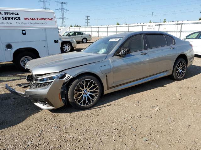 WBA7W4C0XLBM70512 - 2020 BMW 745XE Gris photo 1