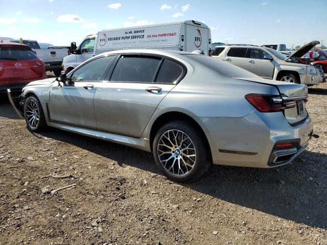 WBA7W4C0XLBM70512 - 2020 BMW 745XE Gris photo 2