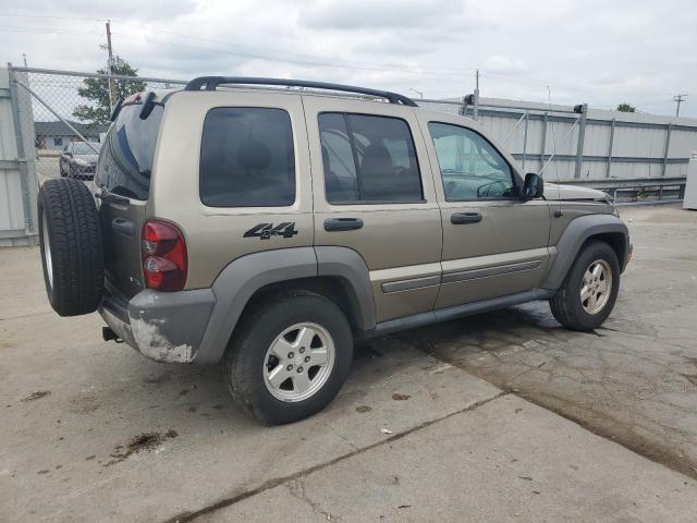 1J4GL48K77W523231 - 2007 JEEP LIBERTY SPORT 金色 照片 3