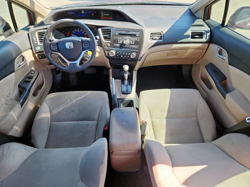 2HGFB2F58DH594309 - 2013 HONDA CIVIC LX BURGUNDY photo 8