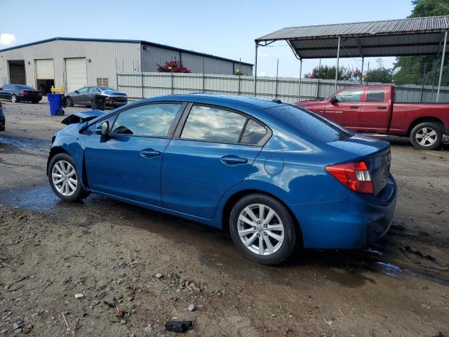 2HGFB2F95CH506883 - 2012 HONDA CIVIC EXL Mavi foto 2