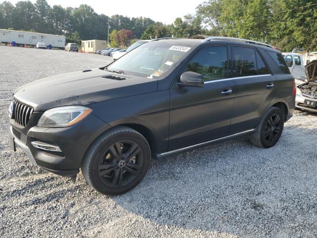 4JGDA5HB8DA132260 - 2013 MERCEDES-BENZ ML 350 4MATIC BLACK photo 1