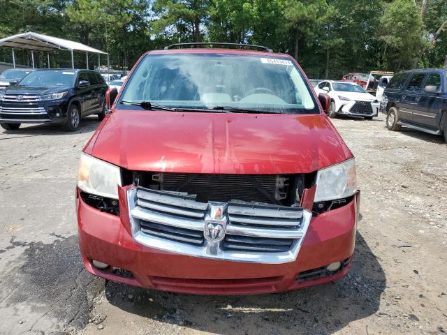 2D4RN5D16AR111574 - 2010 DODGE GRAND CARA SXT RED photo 5