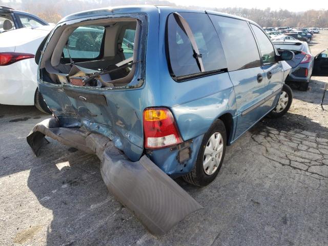 2FMZA50401BB96330 - 2001 FORD WINDSTAR LX BLUE photo 4