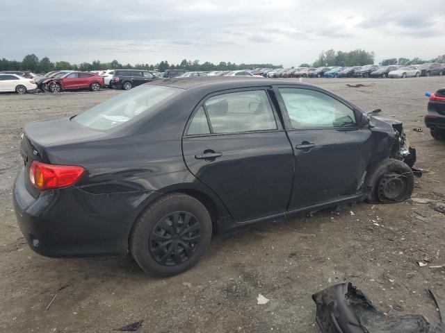 2T1BU4EE5AC299355 - 2010 TOYOTA COROLLA BASE BLACK photo 3