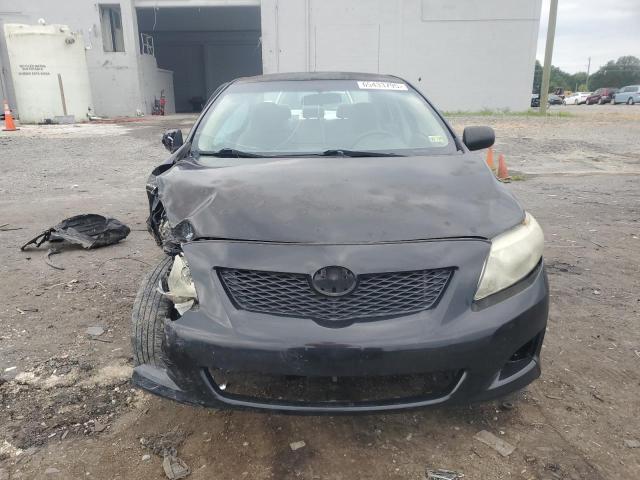 2T1BU4EE5AC299355 - 2010 TOYOTA COROLLA BASE BLACK photo 5