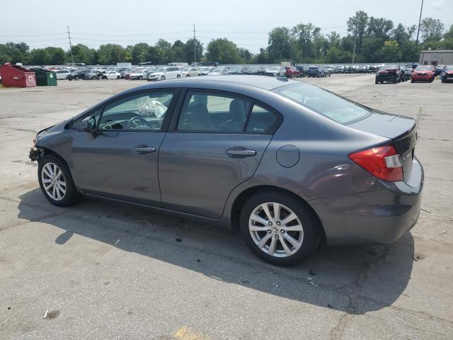 2HGFB2F97CH536841 - 2012 HONDA CIVIC EXL GRAY photo 2