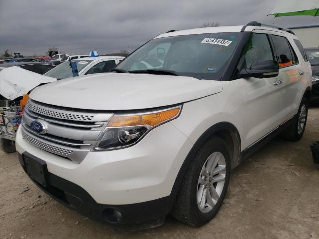 1FMHK7D83BGA65176 - 2011 FORD EXPLORER XLT WHITE photo 2