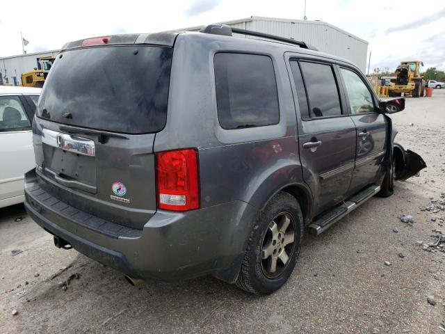 5FNYF38889B012229 - 2009 HONDA PILOT TOURING GRAY photo 3