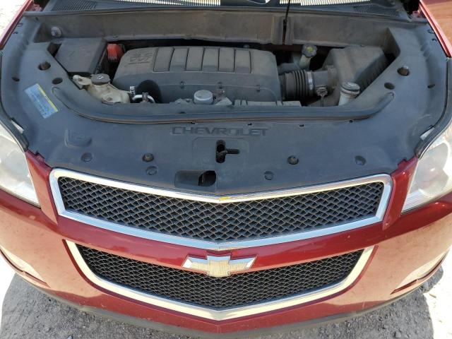 1GNLVGED2AJ211867 - 2010 CHEVROLET TRAVERSE 2 LT MAROON photo 12