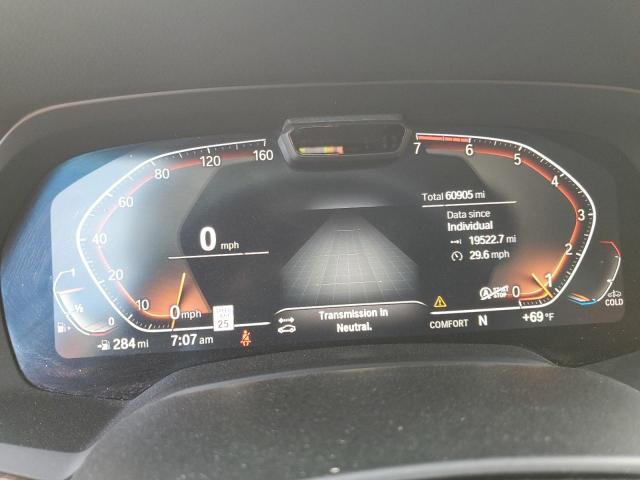 5UXCX4C54KLS38649 - 2019 BMW X7 XDRIVE50I WHITE photo 9