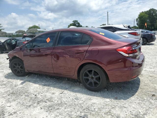 19XFB2F59EE001326 - 2014 HONDA CIVIC LX BURGUNDY photo 2