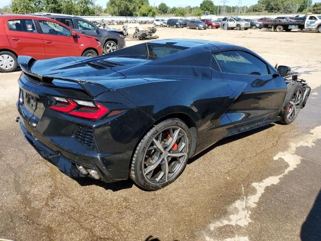 1G1YB3D48N5116478 - 2022 CHEVROLET CORVETTE STINGRAY 2LT BLACK photo 3