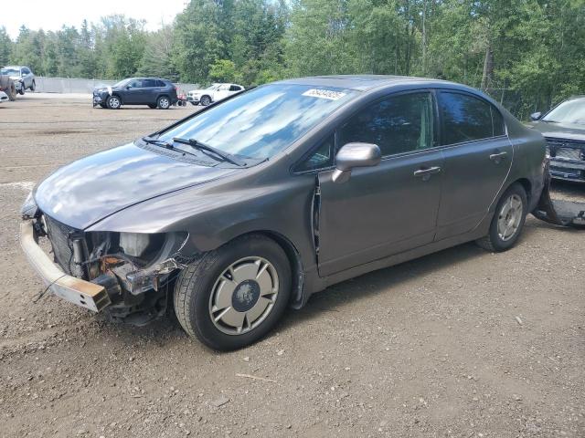2HGFA16639H007429 - 2009 HONDA CIVIC LX-S Մոխրագույն լուսանկար 1