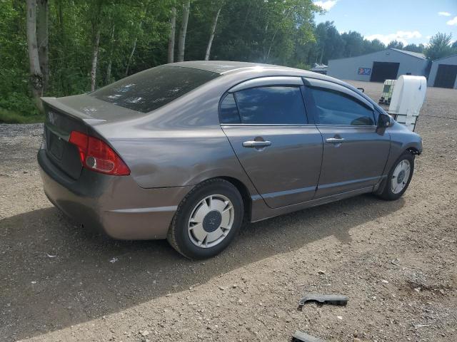 2HGFA16639H007429 - 2009 HONDA CIVIC LX-S Մոխրագույն լուսանկար 3