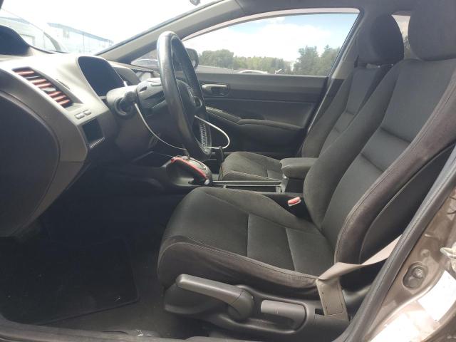 2HGFA16639H007429 - 2009 HONDA CIVIC LX-S Մոխրագույն լուսանկար 7