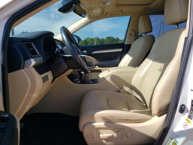 5TDKZRFH5KS324674 - 2019 TOYOTA HIGHLANDER SE WHITE photo 7