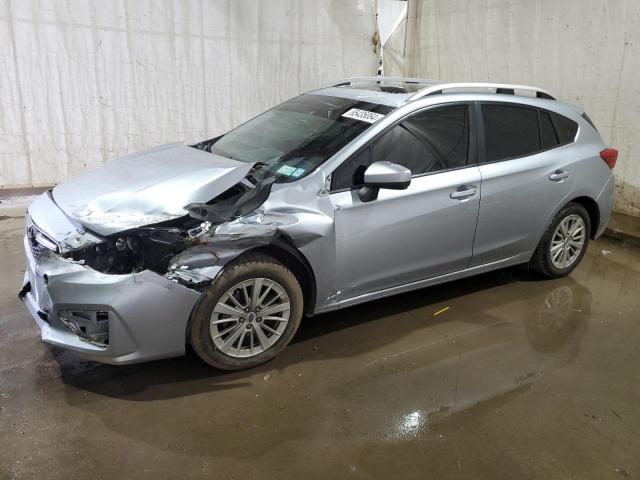 4S3GTAB61H3709222 - 2017 SUBARU IMPREZA PREMIUM SILVER photo 1