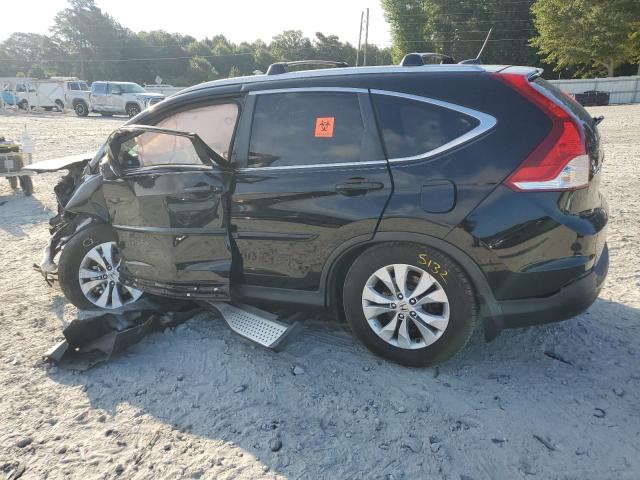 2HKRM4H71DH621227 - 2013 HONDA CR-V EXL BLACK photo 2