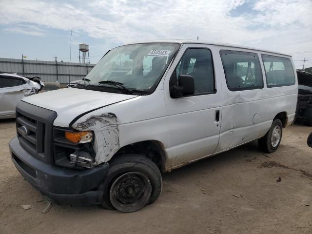 1FMNE11W89DA76423 - 2009 FORD ECONOLINE E150 WAGON WHITE photo 1