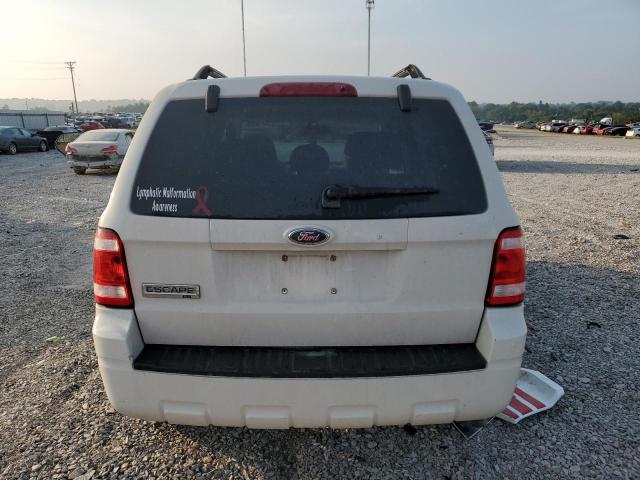 1FMCU03G59KC57310 - 2009 FORD ESCAPE XLT WHITE photo 6