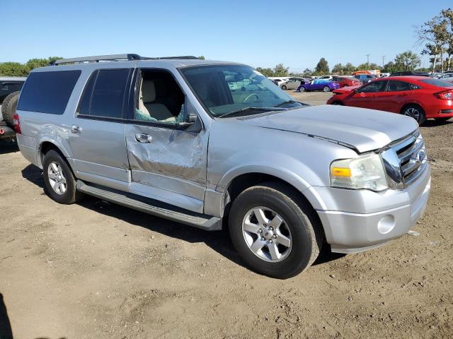 1FMJK1F59AEB20905 - 2010 FORD EXPEDITION EL XLT SILVER photo 4