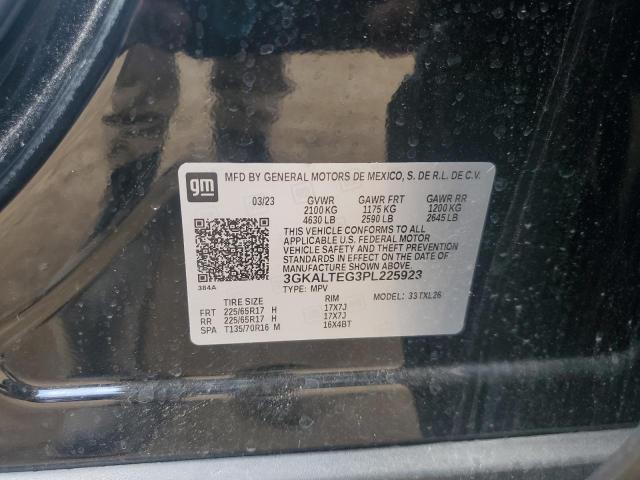 3GKALTEG3PL225923 - 2023 GMC TERRAIN SLE Siyah fotoğraf 12