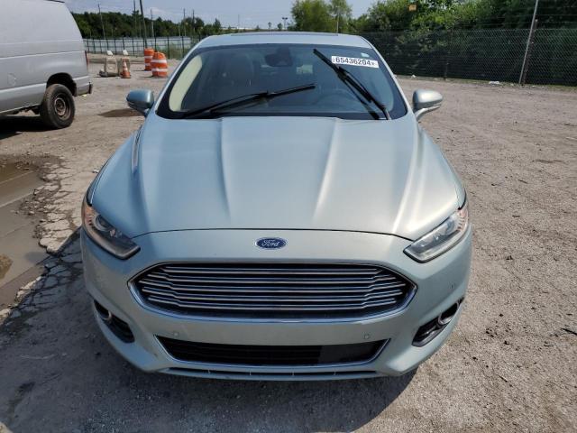 3FA6P0LU2DR152894 - 2013 FORD FUSION SE HYBRID BLUE photo 5