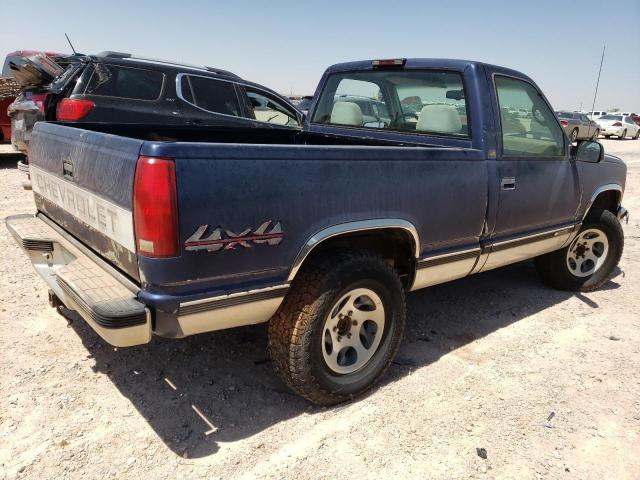 1GCEK14R8TZ173988 - 1996 CHEVROLET TRUCK K1500 BLUE photo 3