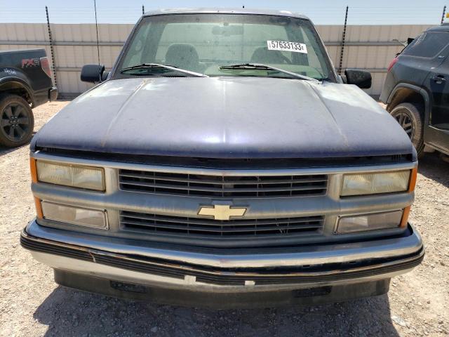 1GCEK14R8TZ173988 - 1996 CHEVROLET TRUCK K1500 BLUE photo 5