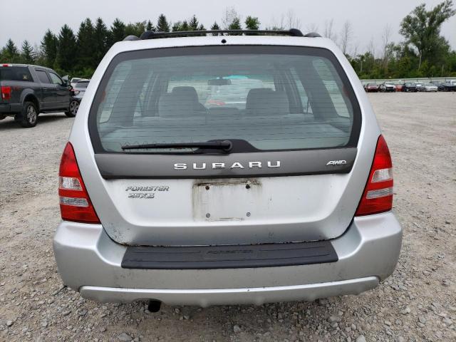 JF1SG65644H761485 - 2004 SUBARU FORESTER 2.5XS Серебристый фото 6