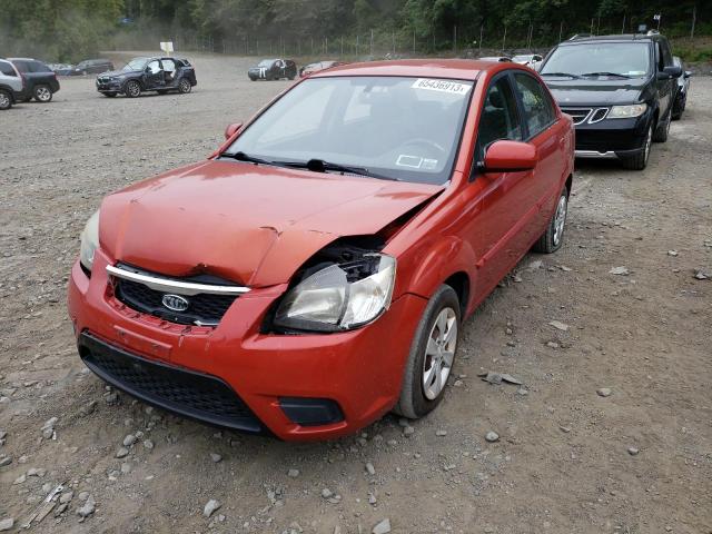 KNADH4A34B6732123 - 2011 KIA RIO BASE RED photo 1