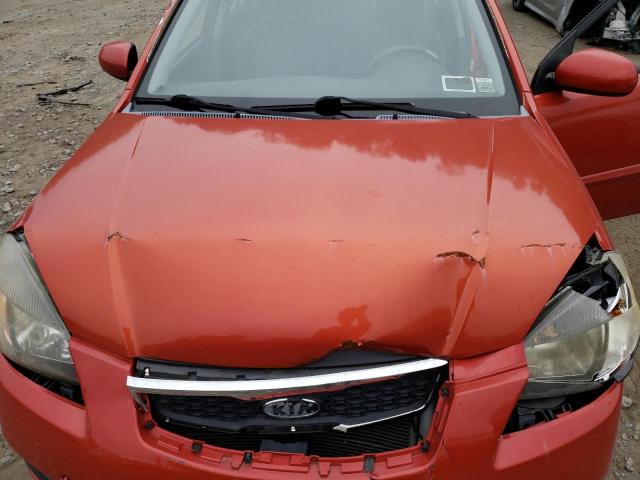 KNADH4A34B6732123 - 2011 KIA RIO BASE RED photo 11