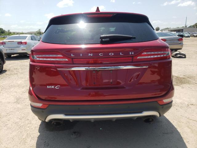 5LMCJ2C98KUL08778 - 2019 LINCOLN MKC SELECT Կարմիր լուսանկար 6