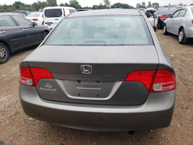 1HGFA16838L024041 - 2008 HONDA CIVIC EX GRAY photo 6