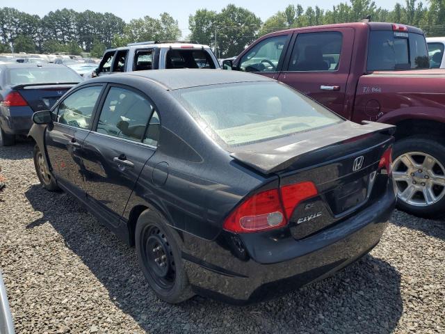 1HGFA16536L062906 - 2006 HONDA CIVIC LX BLACK photo 2