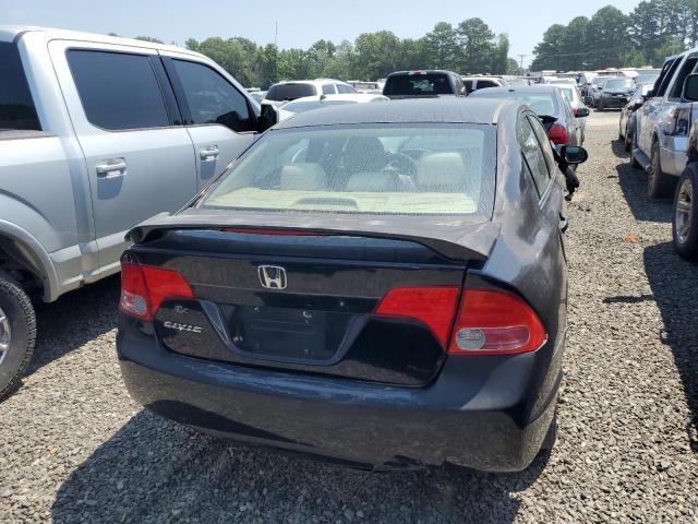 1HGFA16536L062906 - 2006 HONDA CIVIC LX BLACK photo 6