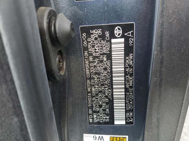 JTKDE177970149585 - 2007 TOYOTA SCION TC Mavi foto 10