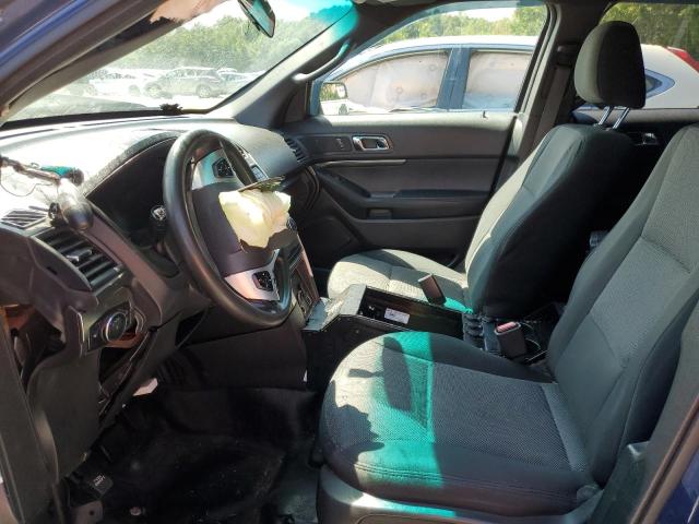 1FM5K8AR0EGA44862 - 2014 FORD EXPLORER POLICE INTERCEPTOR ლურჯი ფოტო 7