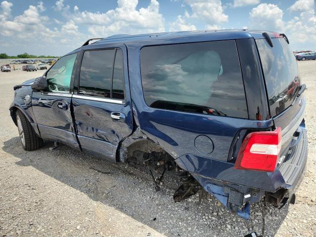 1FMJU1JT6HEA44957 - 2017 FORD EXPEDITION XLT BLUE photo 2