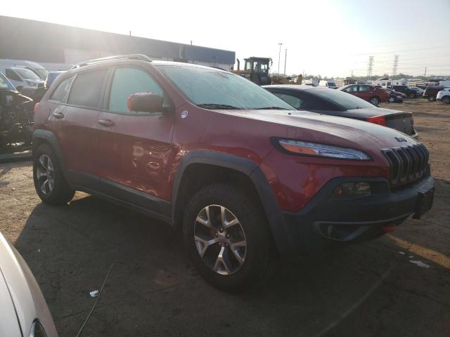 1C4PJMBS8FW564390 - 2015 JEEP CHEROKEE TRAILHAWK RED photo 4