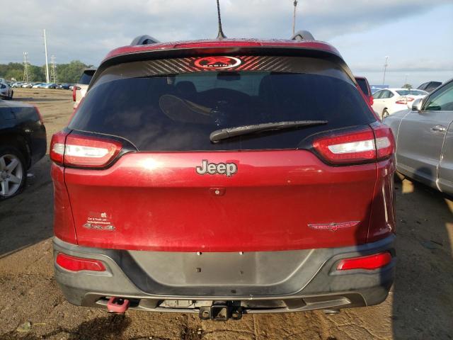 1C4PJMBS8FW564390 - 2015 JEEP CHEROKEE TRAILHAWK RED photo 6