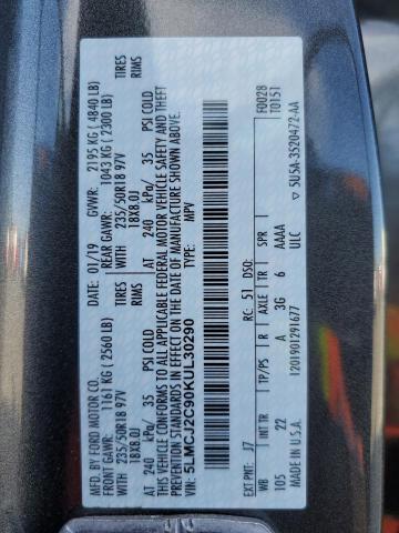 5LMCJ2C90KUL30290 - 2019 LINCOLN MKC SELECT Graphit Foto 13