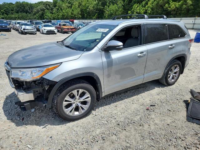 5TDJKRFH8FS166921 - 2015 TOYOTA HIGHLANDER XLE SILVER photo 1