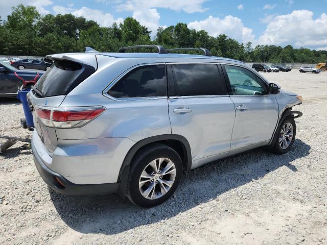 5TDJKRFH8FS166921 - 2015 TOYOTA HIGHLANDER XLE SILVER photo 3
