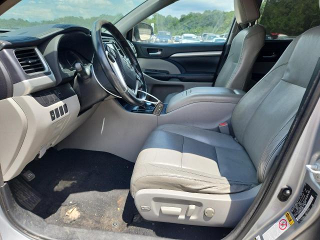 5TDJKRFH8FS166921 - 2015 TOYOTA HIGHLANDER XLE SILVER photo 7