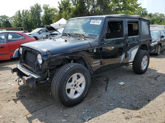 1C4BJWDG2GL144657 - 2016 JEEP WRANGLER U SPORT BLACK photo 1