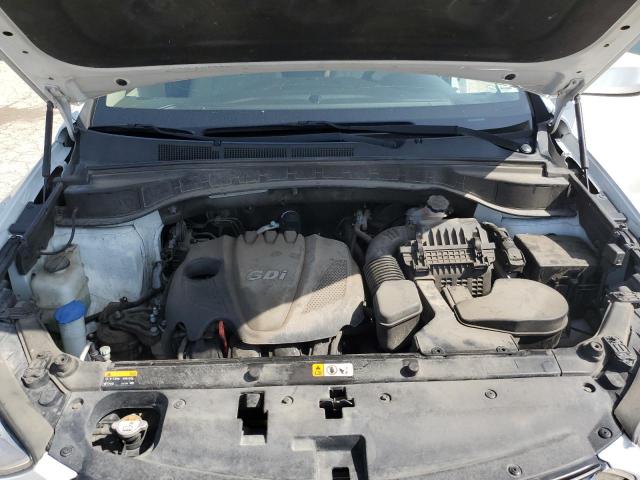 5XYZU3LB3EG210877 - 2014 HYUNDAI SANTA FE S WHITE photo 12