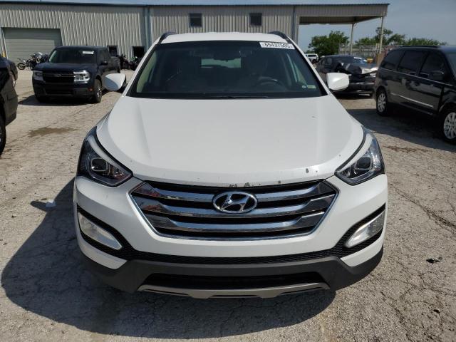 5XYZU3LB3EG210877 - 2014 HYUNDAI SANTA FE S WHITE photo 5