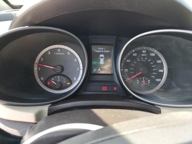 5XYZU3LB3EG210877 - 2014 HYUNDAI SANTA FE S WHITE photo 9